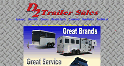 Desktop Screenshot of d2trailersales.com